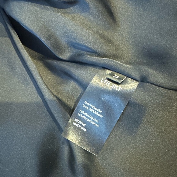 LTH Leather Motorcycle Suede Jacket brown camel authentic leather - Picture 4 of 4